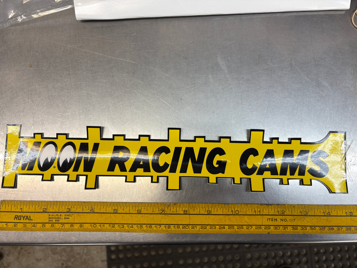 MOON Racing Cams Sticker (L)