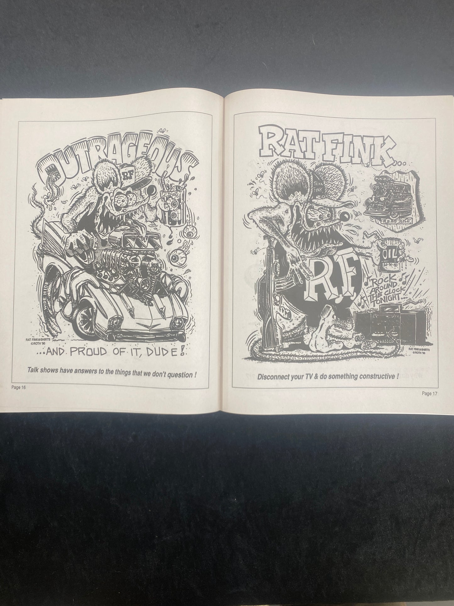 RAT FINK COLORING BOOK