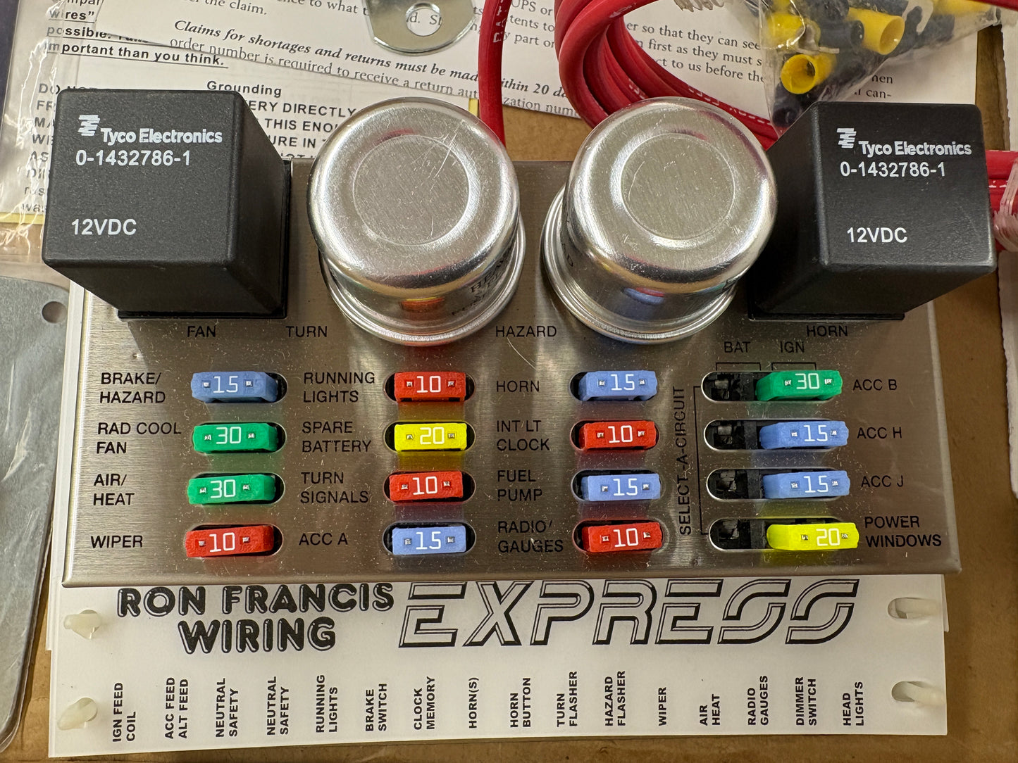 RON FRANCIS XP-67 # 63-30728 WIRING KIT 1957-1976