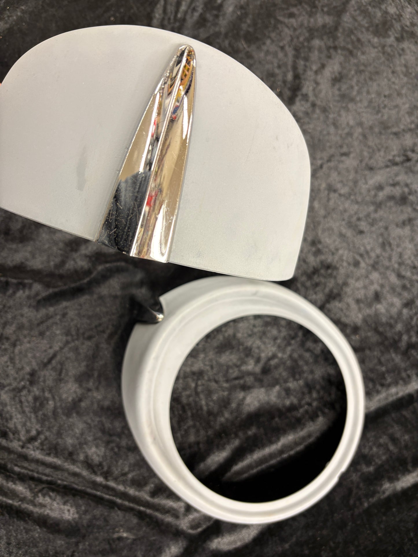 1956 Ford headlight doors (often called bezels) with part number FDR-13052-A