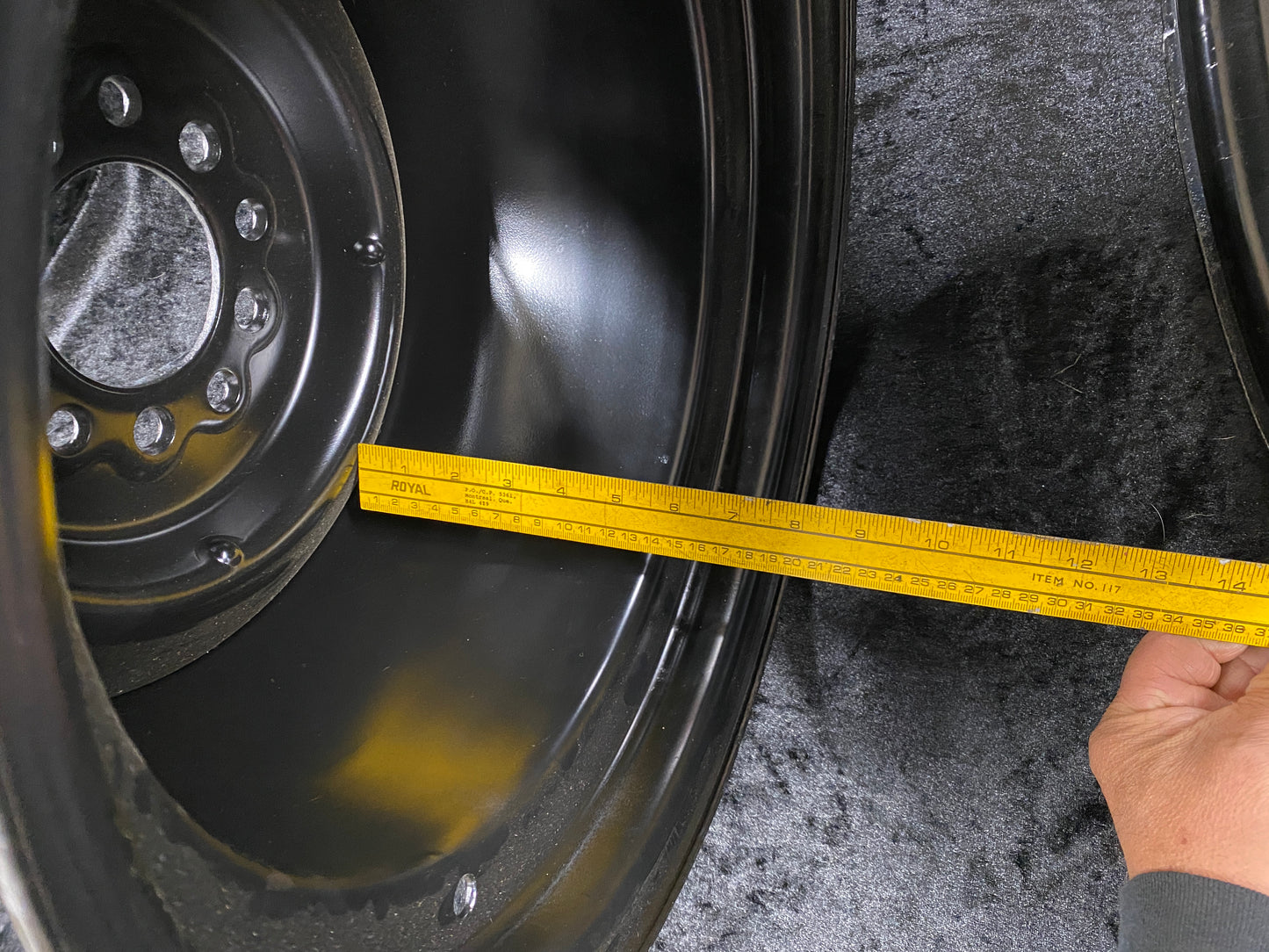 15" X 12" STEEL WHEELS