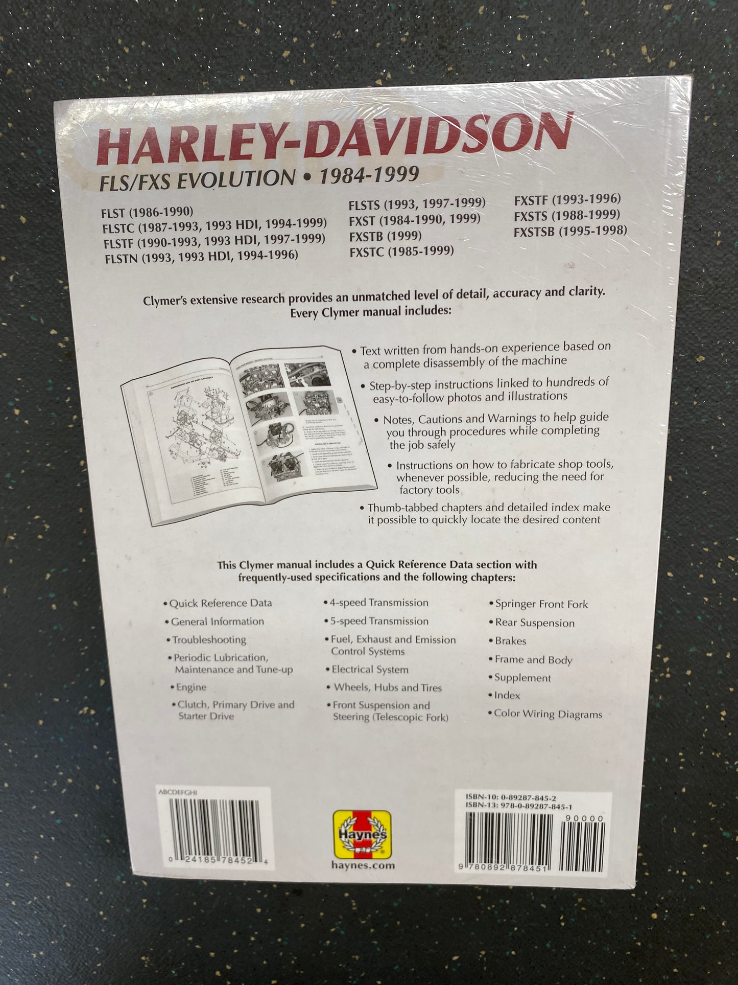 Harley Davidson FLS / FXS Evolution 1984-1999