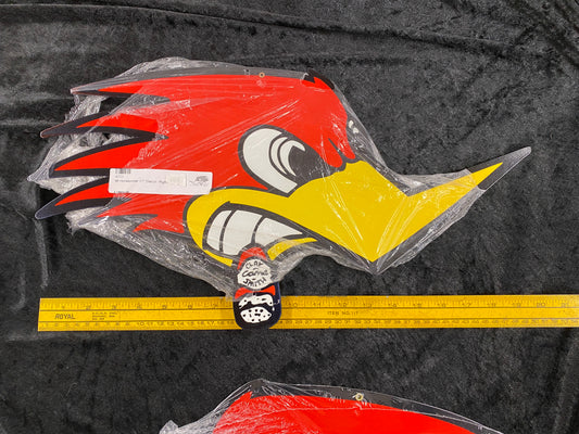 Mr Horsepower Die Cut White Sign - Right Facing