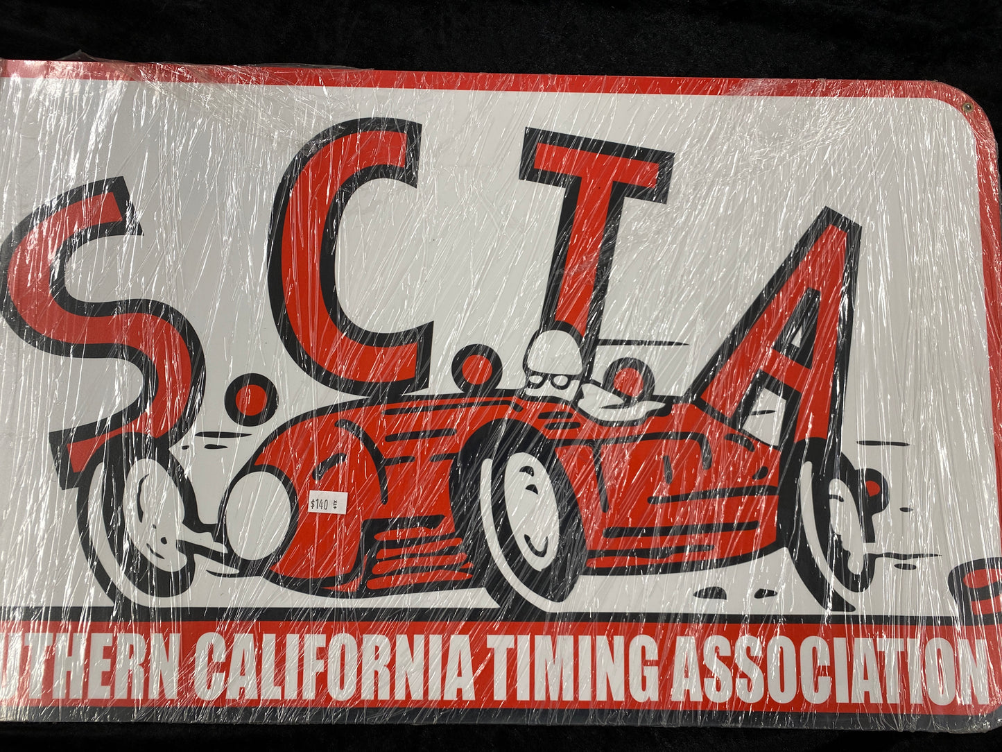 SCTA ROADSTER METAL SIGN