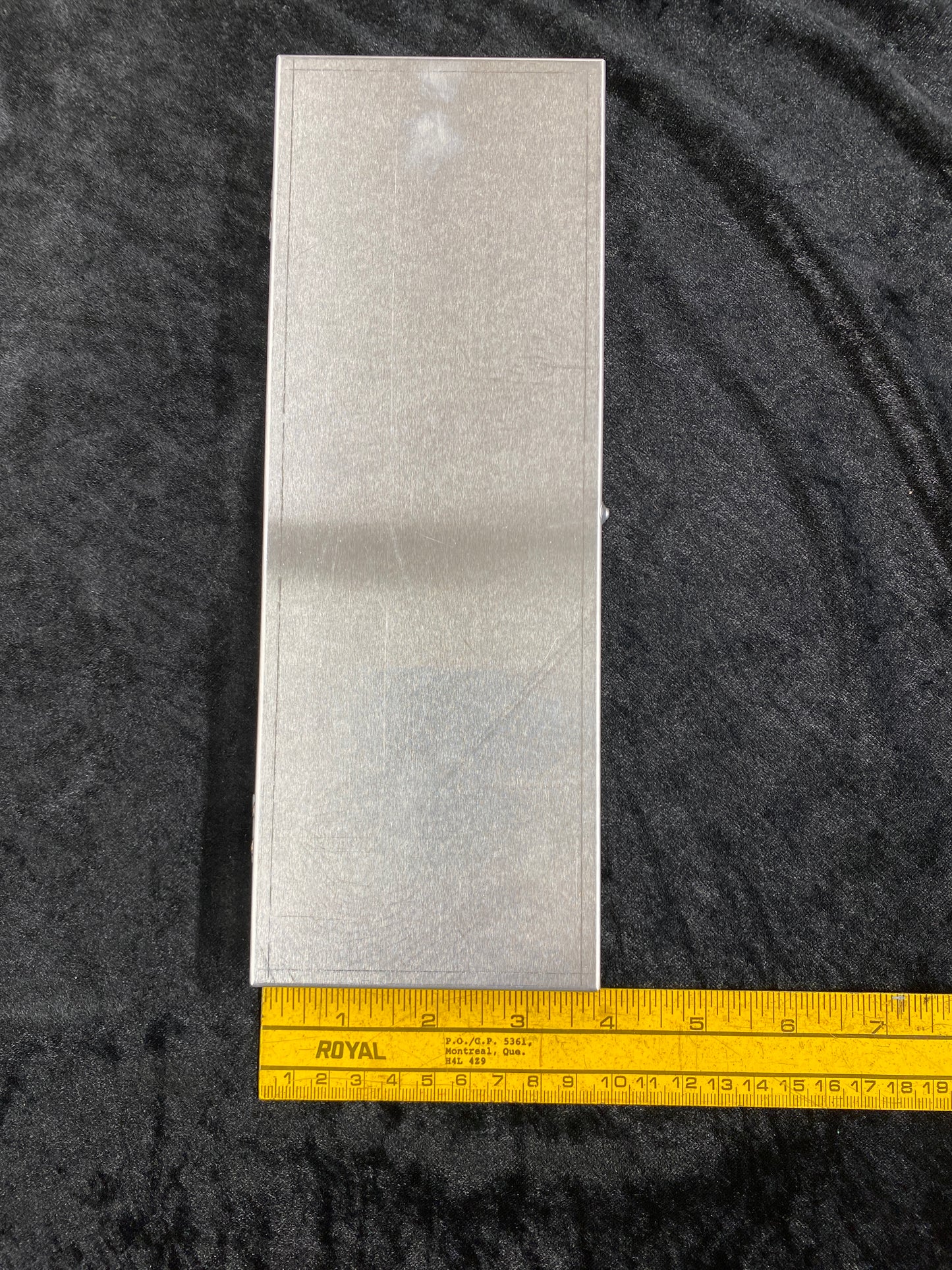 Mack Brush Spring Coil Metal Paint Brush Box 3.5" x 10"