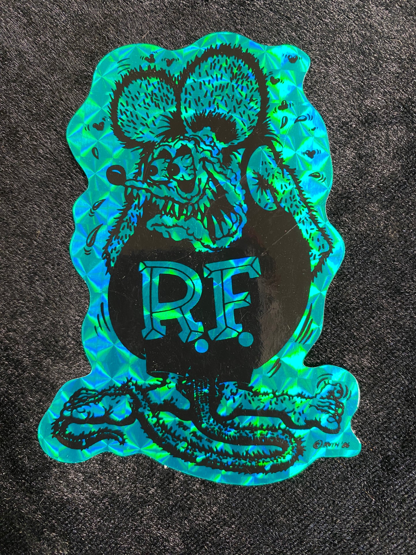 Rat Fink Prism Decal - Green