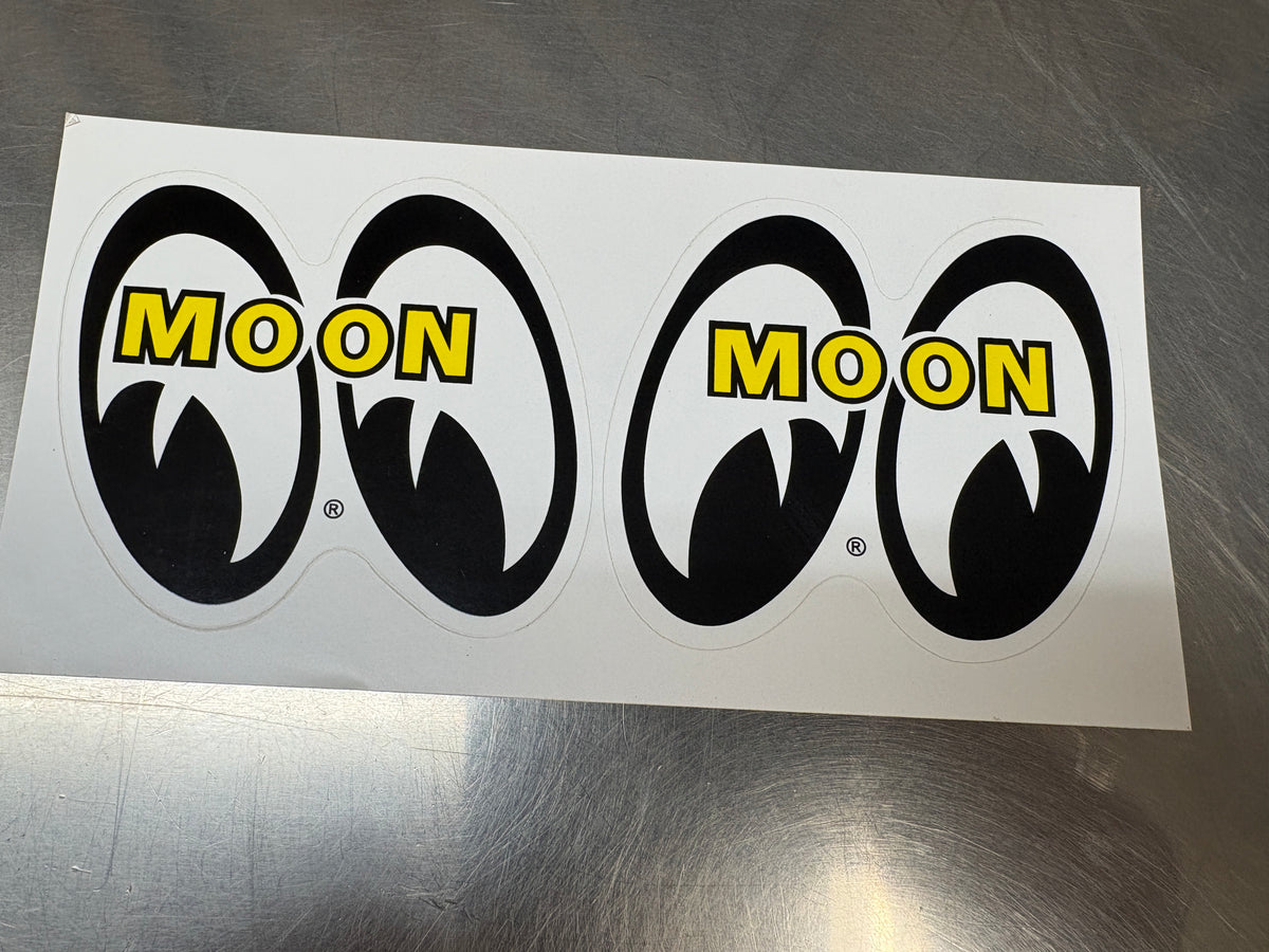 MOON Equipped Eyes Decals - Right/Left 4" Pair