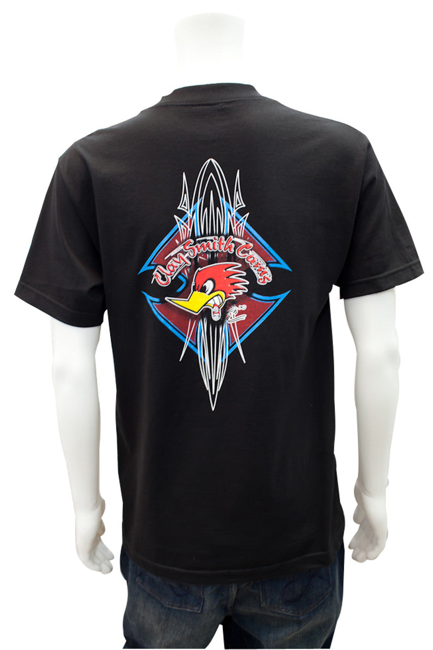 4X Clay Smith Cams Tribal Pinstripe Black T-Shirt LONG SLEEVE