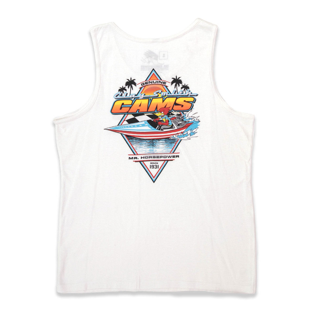 Clay Smith Cams Jet Boat White T-Shirt