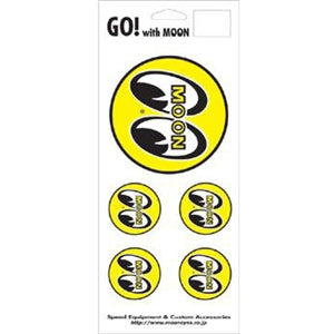 5 MOON Eyeball Stickers