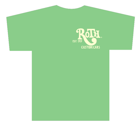 Custom Cars T-Shirt Light Green