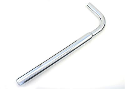 Speedway Motors 30” Chrome Bellflower Exhaust Tip – 2-1/2” Pipe, 1-7/8” Inlet
