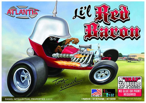 Tom Daniel Lil Red Baron Show Rod Snap Plastic model kit 1/32