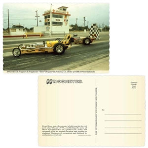 MOONEYES USA Postcard - MOONEYES Dragster