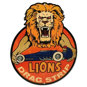 Lion's Drag Strip Sign
