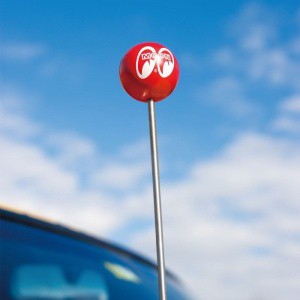 Red MOON Antenna Ball