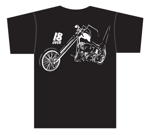 18 Over Chopper T-Shirt Black