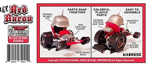 Tom Daniel Lil Red Baron Show Rod Snap Plastic model kit 1/32