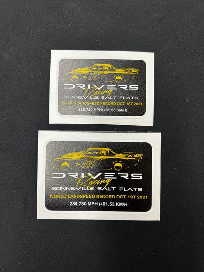 Drivers Racing Stickers