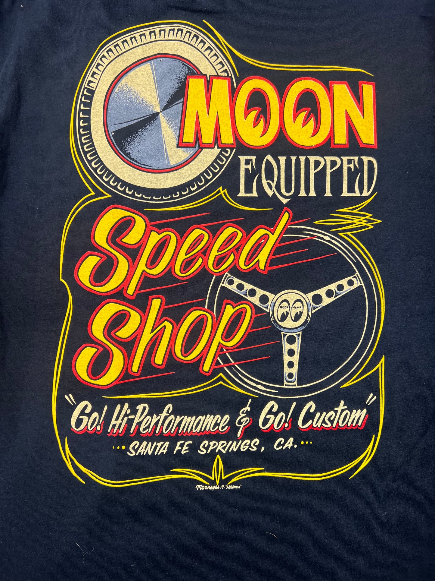 Moon Equipped Speed Shop T-shirt