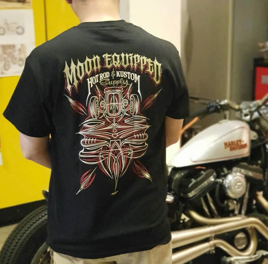 MOON Equipped Hot Rod ＆ Kustom Supply T-shirt