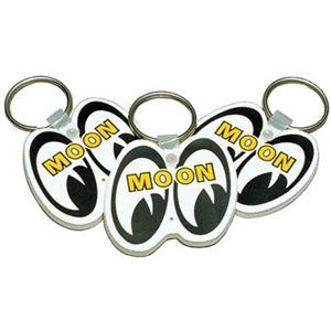 MOON Eyes Logo Key Ring - White