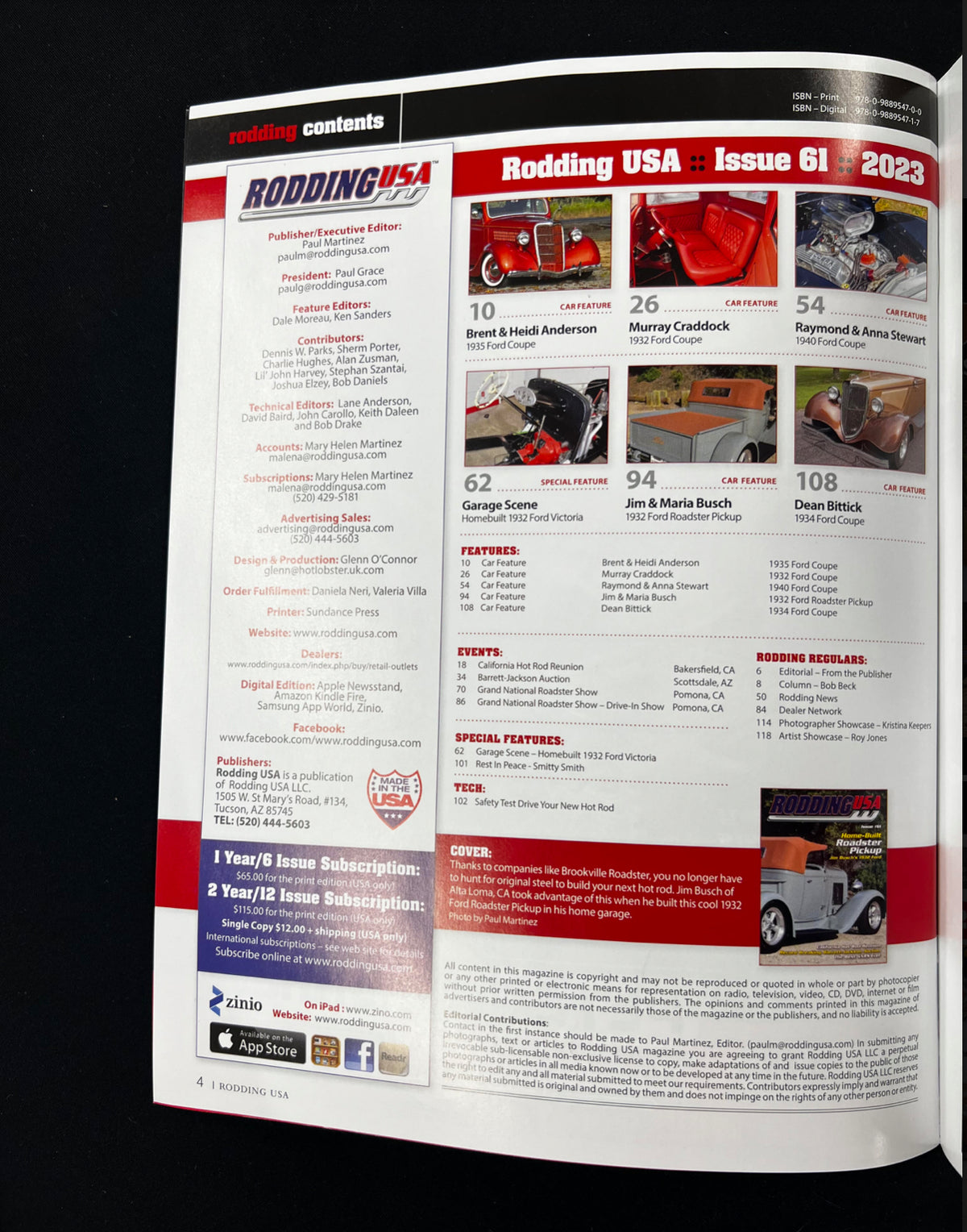Bs5592 Rodding Rodding USA Magazine Issue 61 – Mooneyes.ca