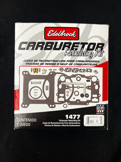 Carburetor Repair Kit #1477 For Edelbrock Square-Bore Carburetors