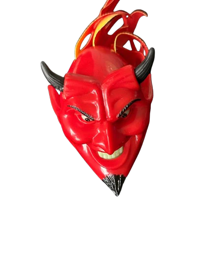 DEVIL Vintage Style ANTENNA TOPPER - Hot Rod Antenna top - Vintage antenna top - Car arial topper - Devil antenna top - Rat Rod antenna top