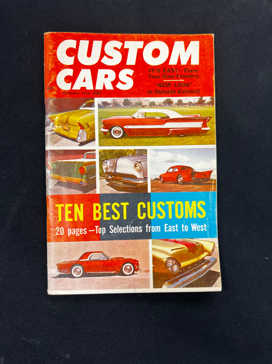 Custom Cars Magazine January 1959