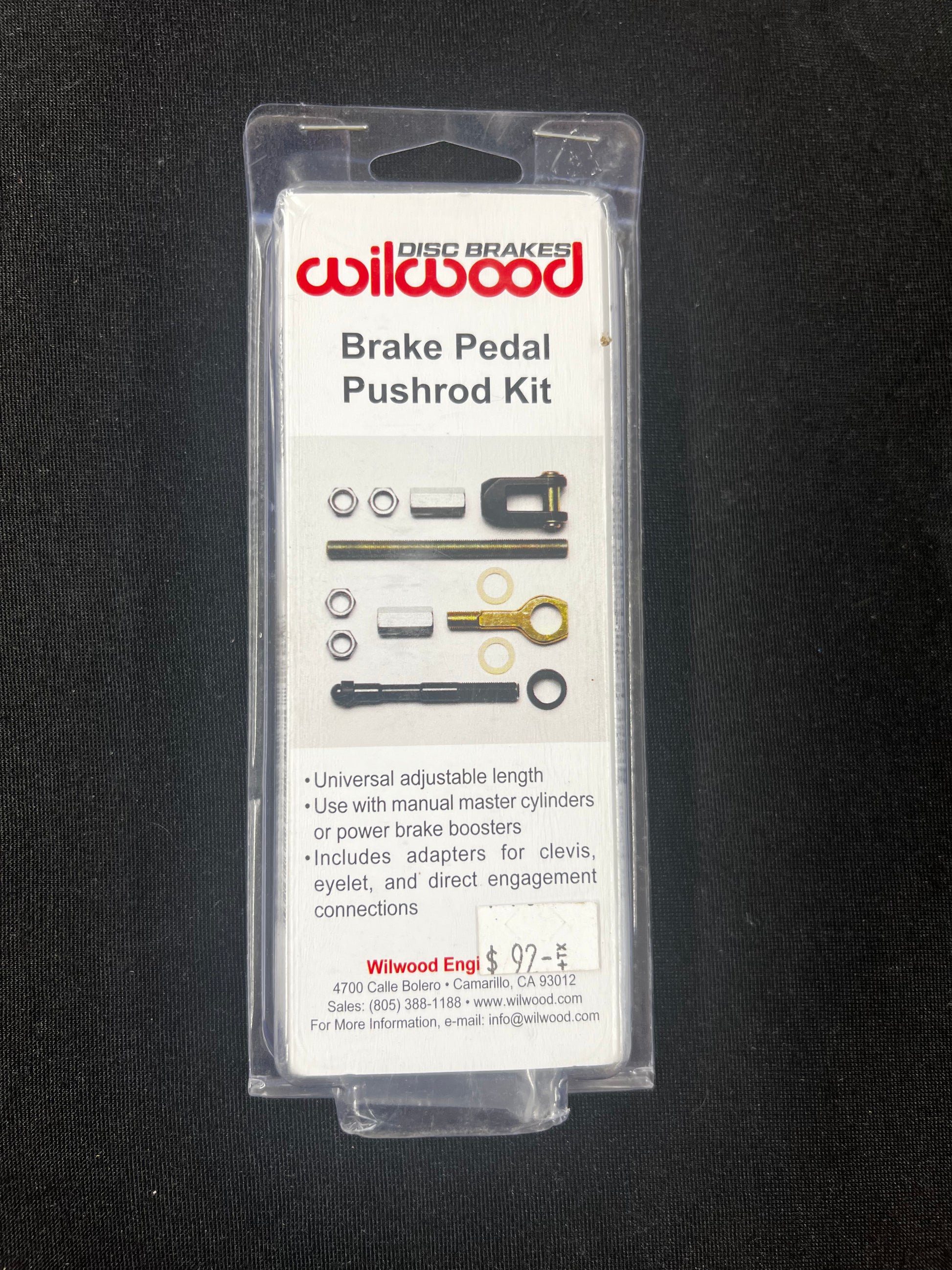 Pushrod Kit Universal Pushrod Kit - Brake Pedal to Master Cylinder – Mooneyes.ca