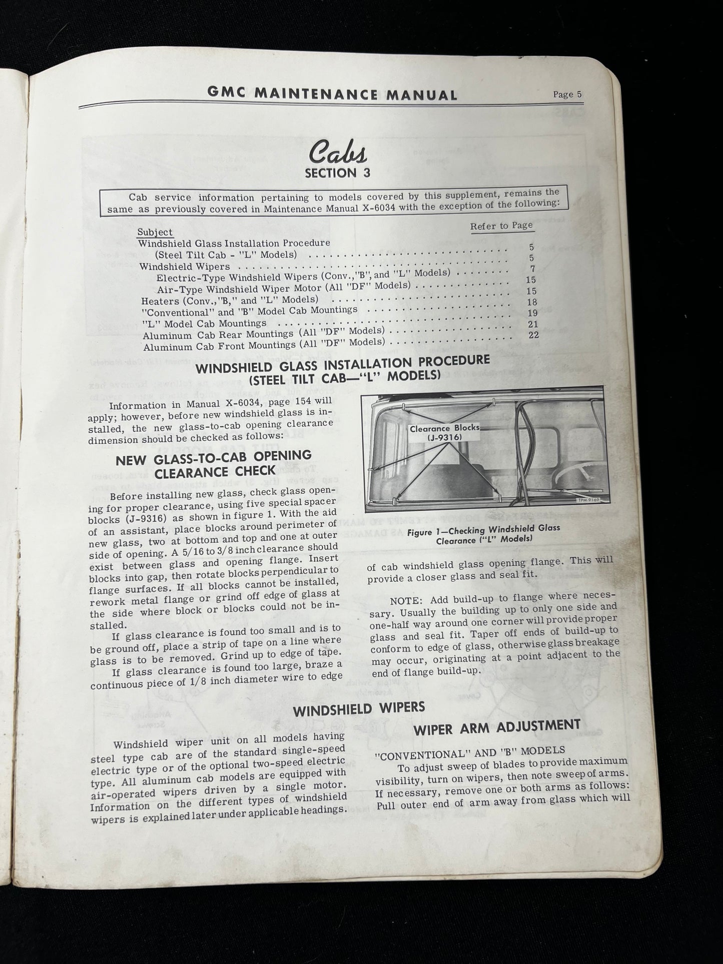 1963 GMC Truck Models 5500-7100 Service Shop Maintenance Manual Supplement