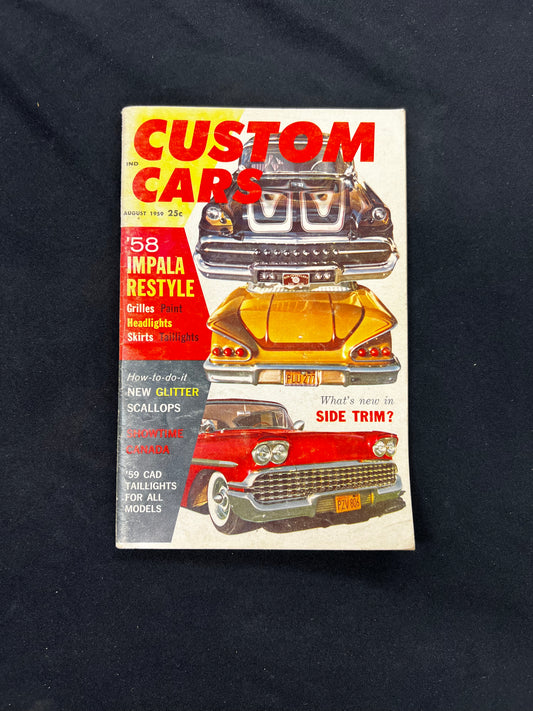 Custom Cars Magazine August 1959