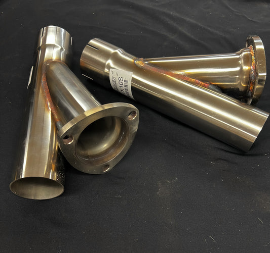 2.5 INCH Y-PIPE EXHAUST CUTOUT KIT 304 STAINLESS YVX10S