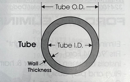 CHROMOLY TUBE ADAPTER 5/8"-18RH FOR 1" X .120" WALL TUBING.