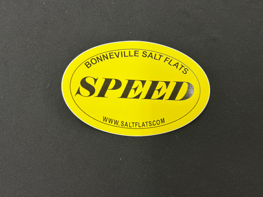 SPEED Bonneville Salt Flats Sticker