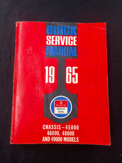 Buick Service Manual 1965 Chassis-45000 46000 48000 49000 Models *ORIGINAL*