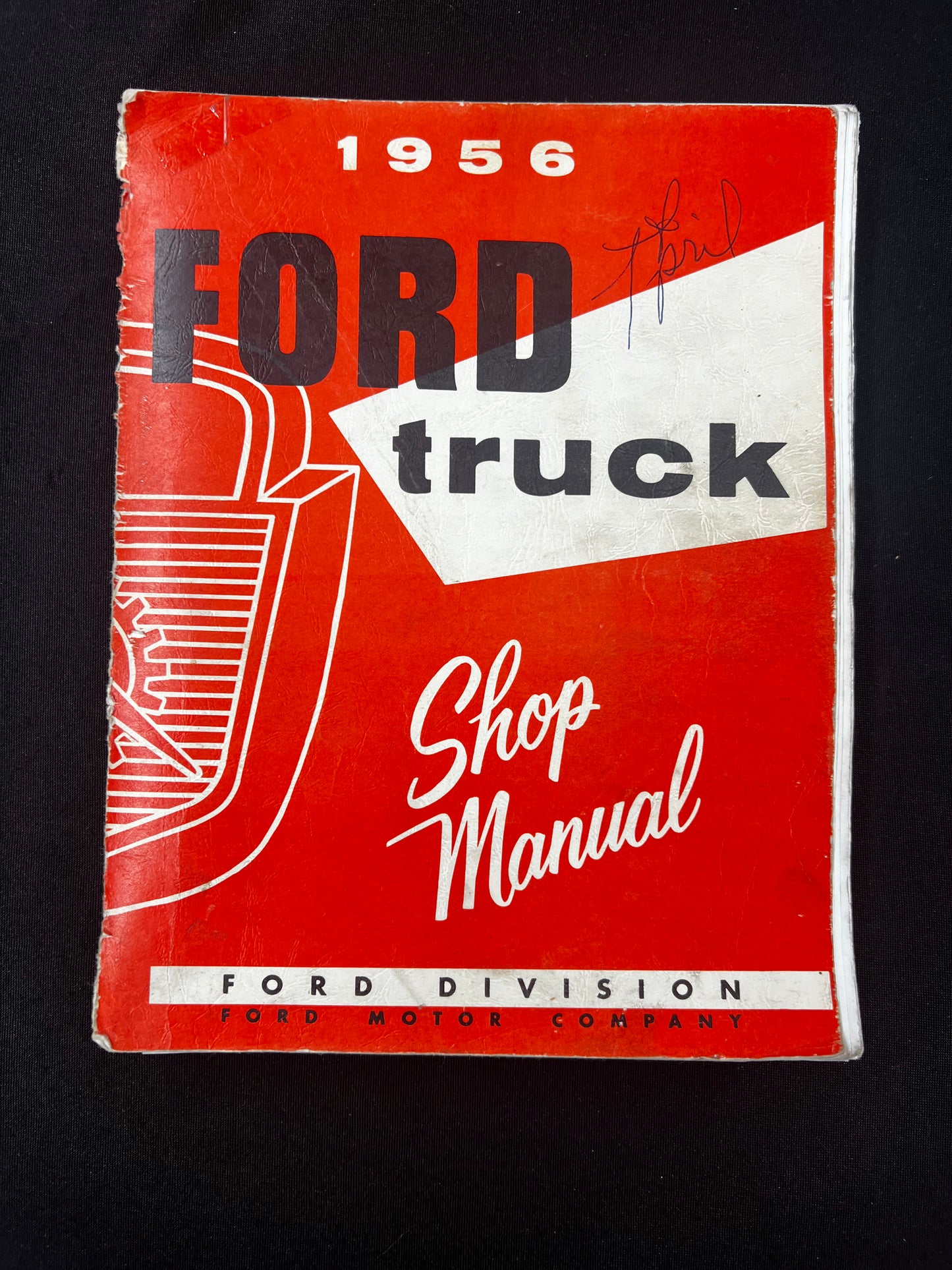 FORD 1956 TRUCK SHOP MANUAL SERVICE REPAIR BOOK PICKUP *ORIGINAL*