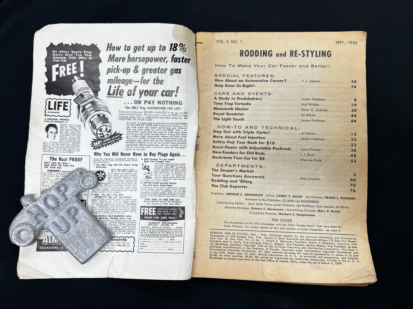 rodding and re-styling Magazine September 1956