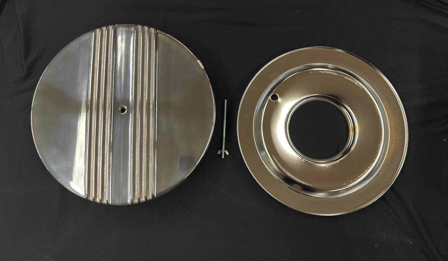 14″ Half Finned Air Cleaner Set w/ Custom Base