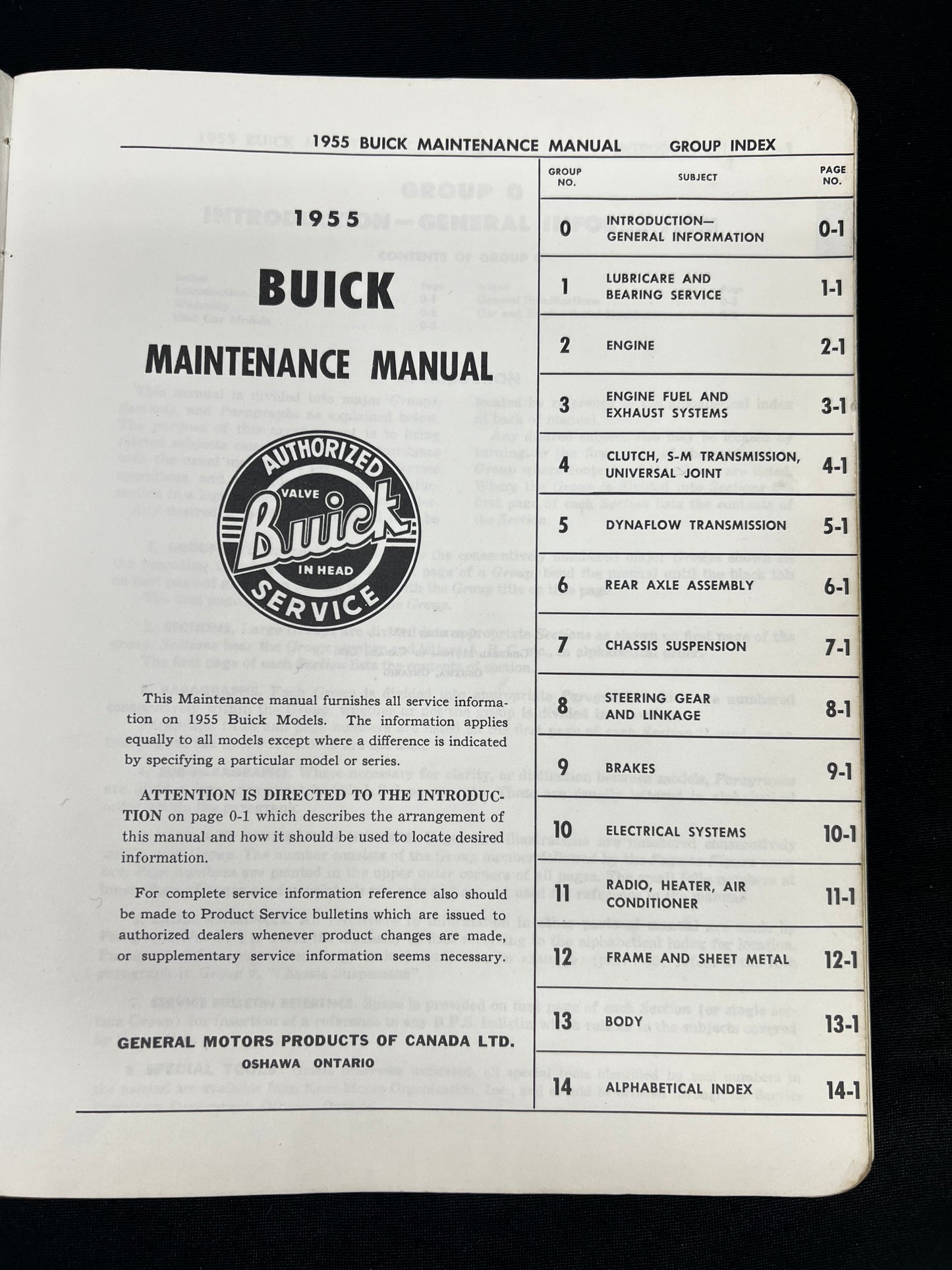 1955 Buick Maintenance Manual