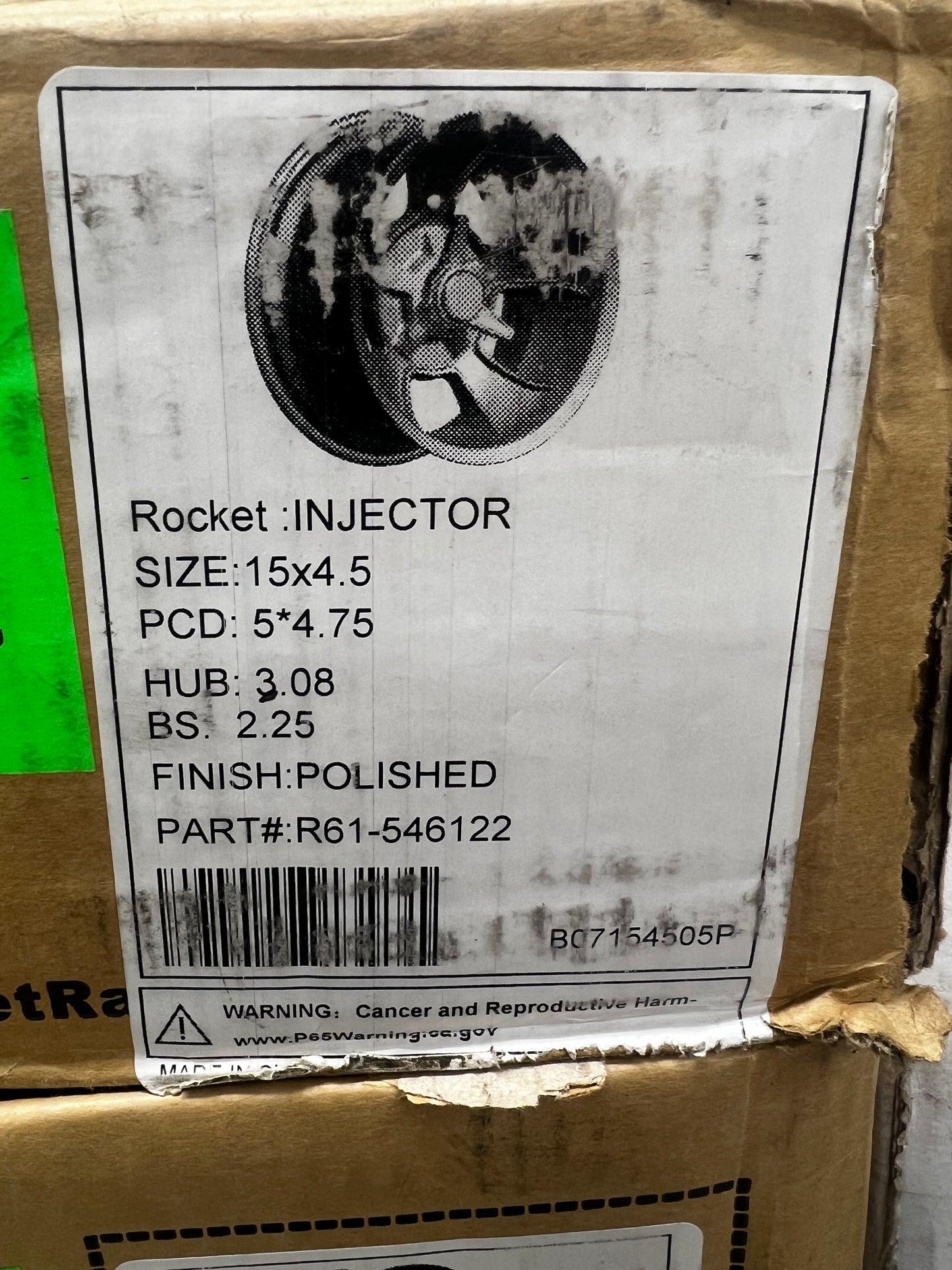 Rocket Racing Injector Polished Wheels