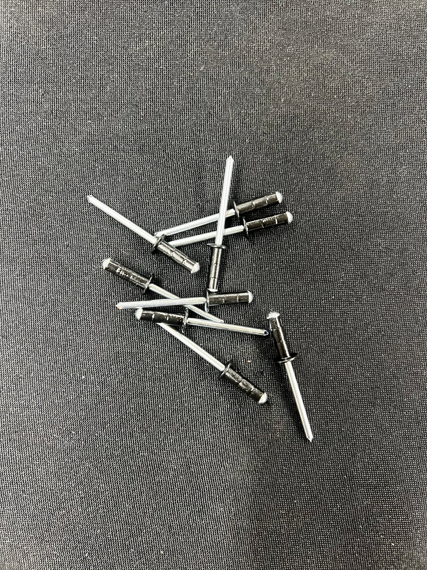 3163838 3/16"X3/8" BLACK RIVETS. 50/PK