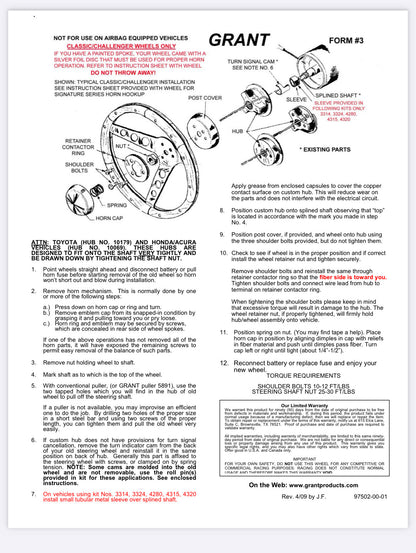General Motors Steering Wheel Adapter Kit #3196