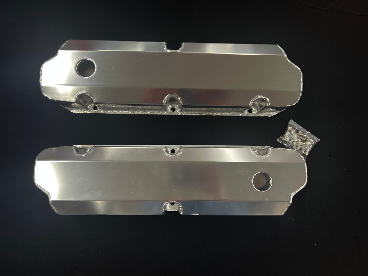 366241 SB FORD 289-351W FABRICATED ALUMINUM VALVE COVERS