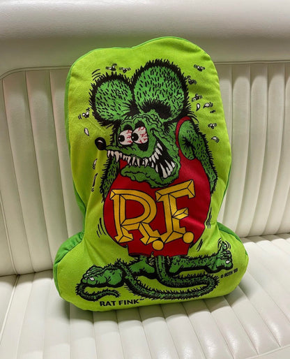 Rat Fink Die-Cut Cushion