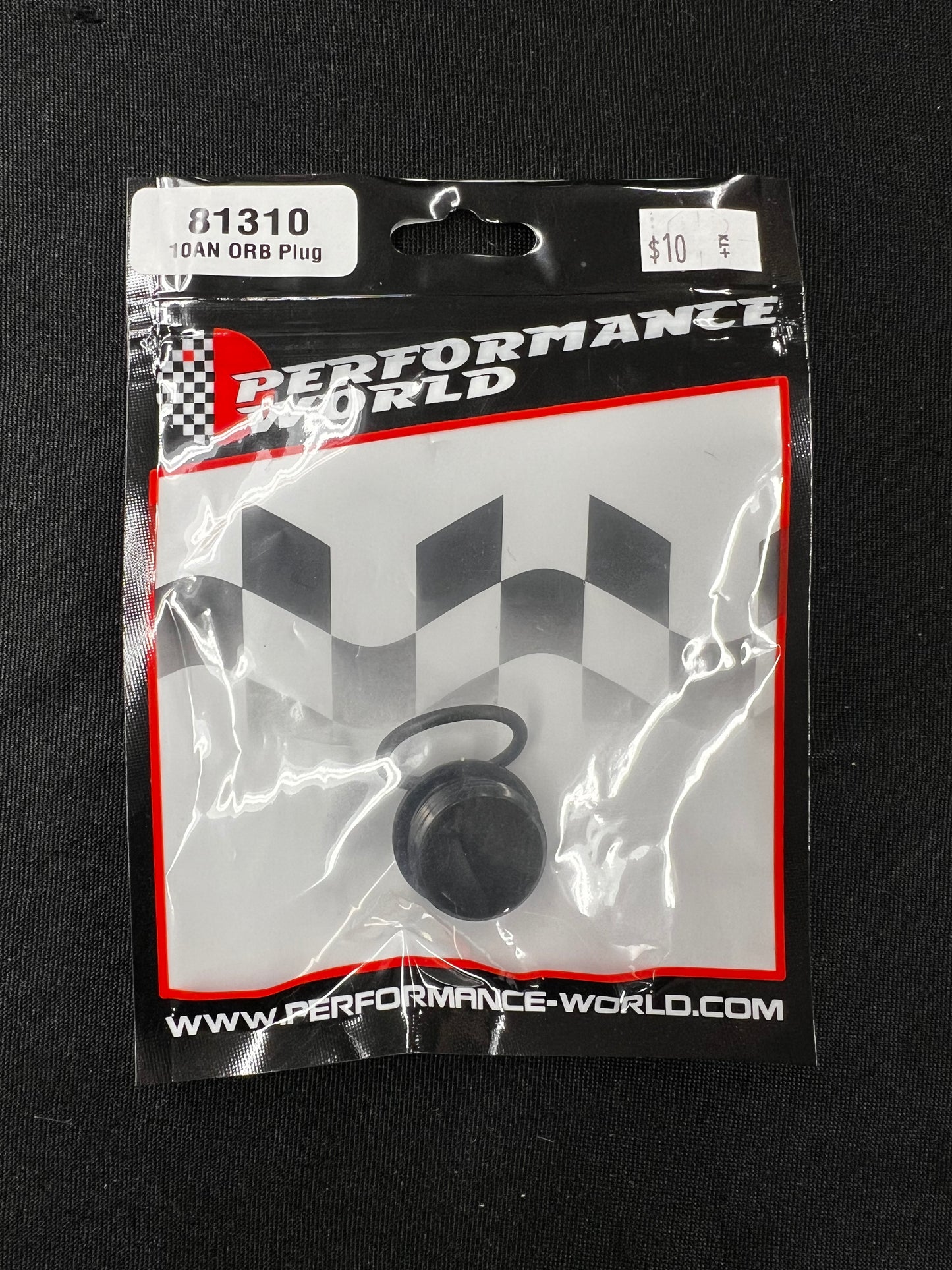 10AN ORB SLIMLINE MALE PLUG 1/PK