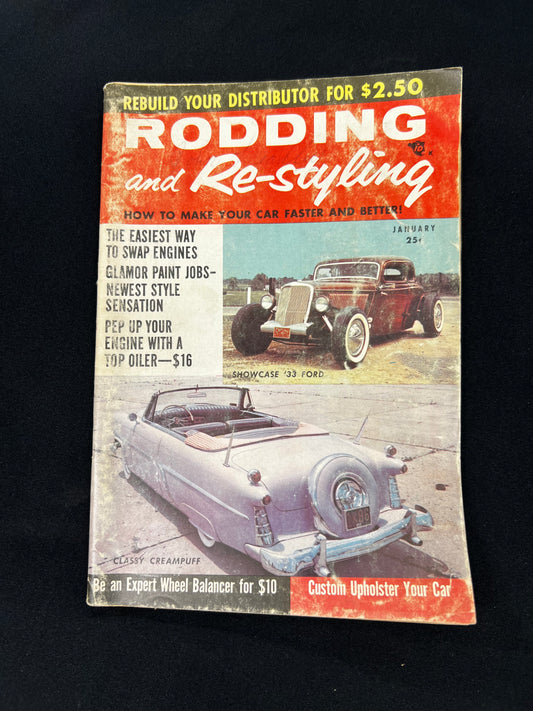 Rodding and Re-styling magazine January 1957