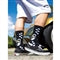 MOON Checker Line Socks