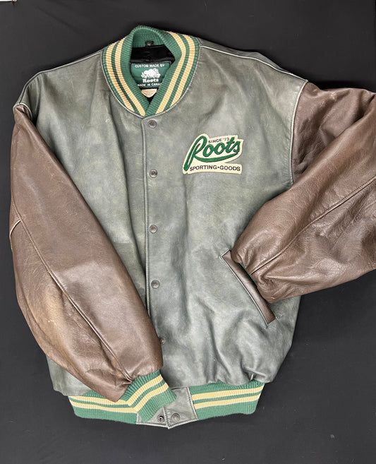 Roots Men's Brown and Green Jacket